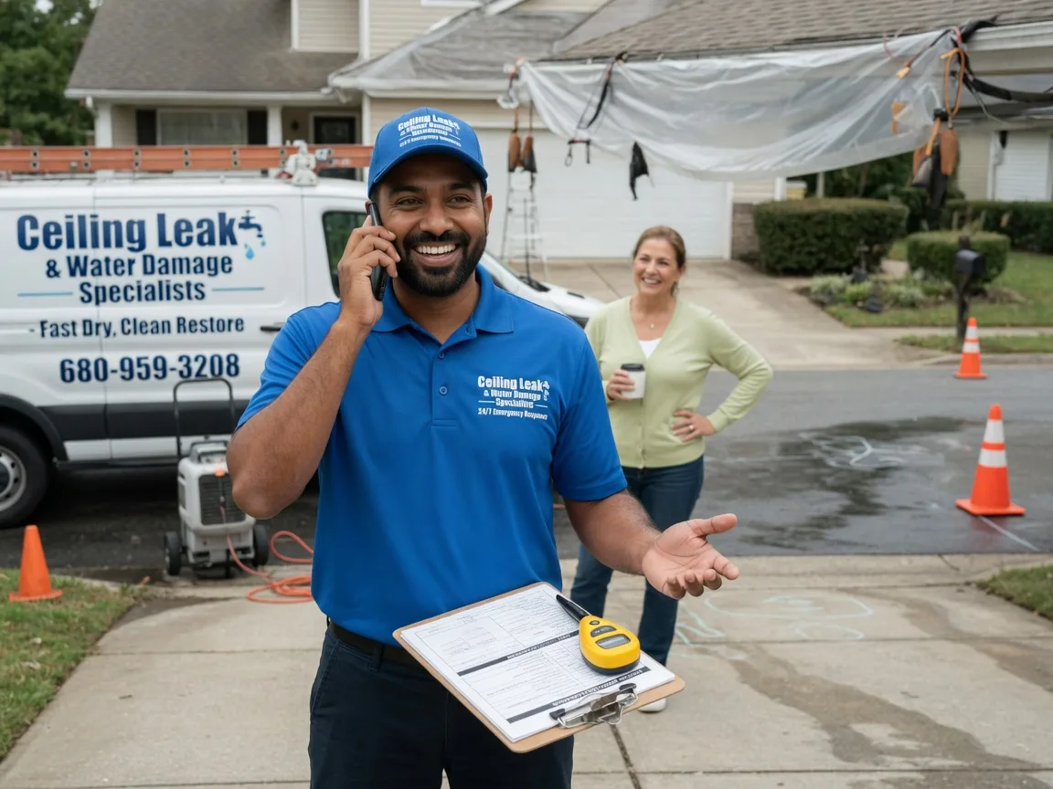 Ceiling Leak Cleanup Port Neches, TX FAQs
